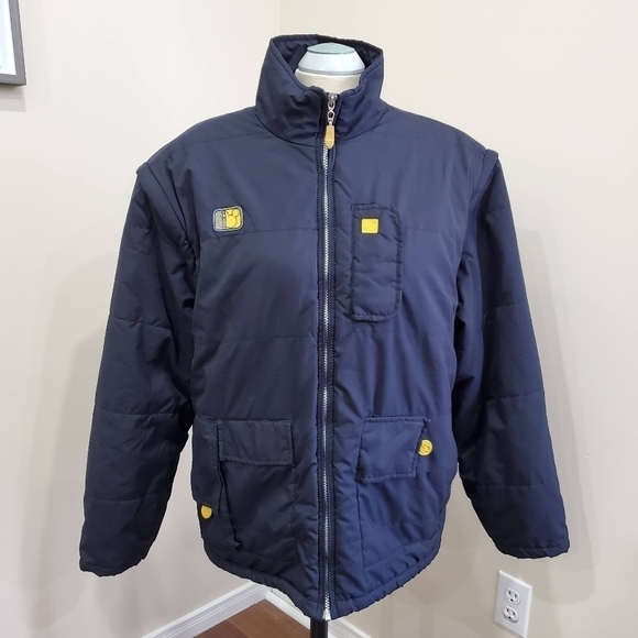 90's Vintage Disney Unisex Mickey Mouse 1928 Blue Jacket Size M - Picture 3 of 12